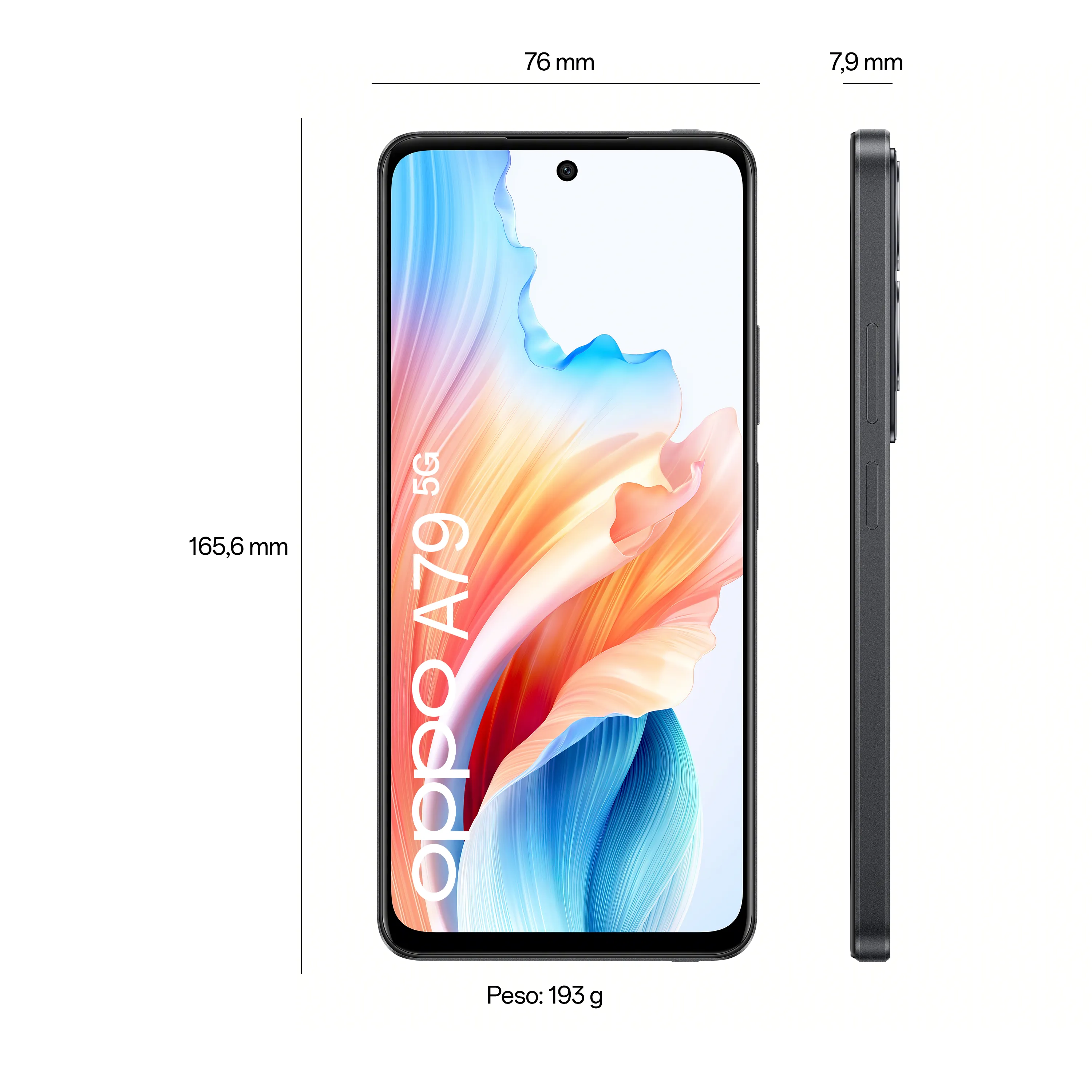 OPPO A79 5G 8GB+256GB Negro blue_4