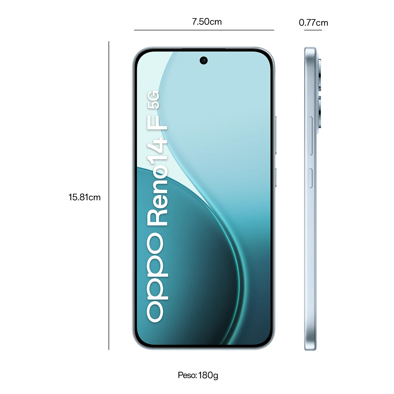 OPPO Reno14 F 5G MLBB 256GB+12GB Azul Ópalo_3