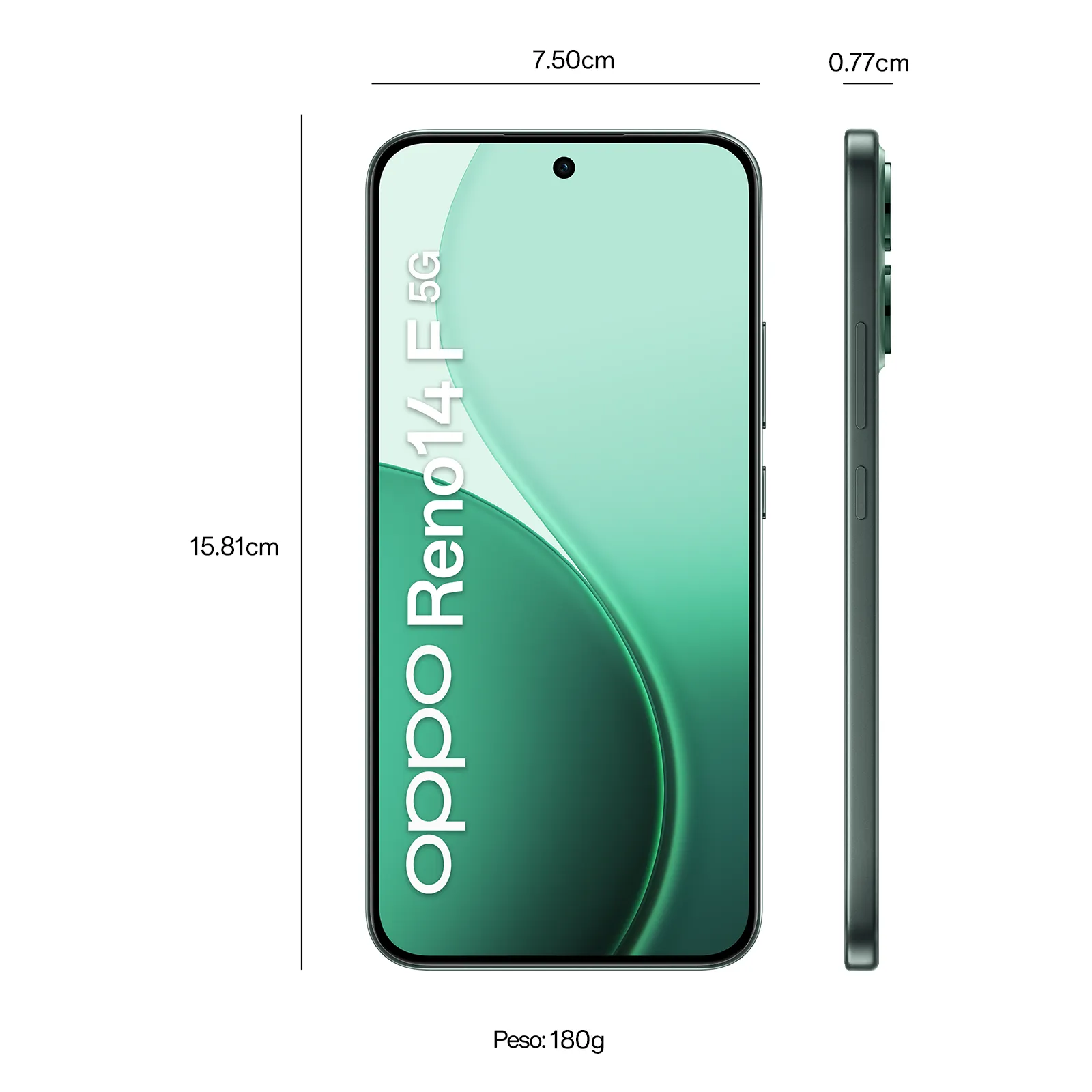 OPPO Reno14 F 5G Verde Luminoso 256GB+12GB_3