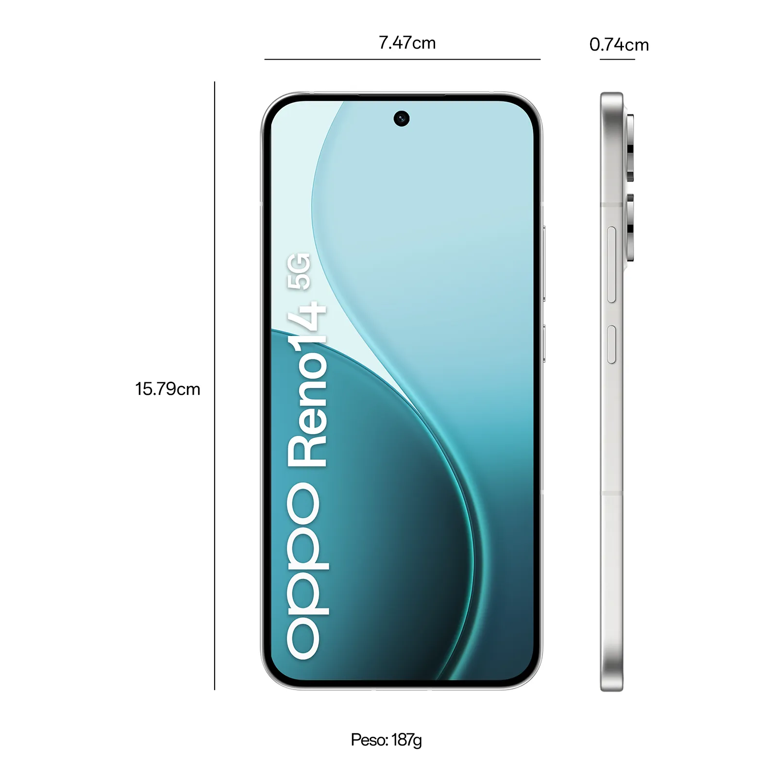 OPPO Reno14 5G Blanco Ópalo 512GB+12GB_3