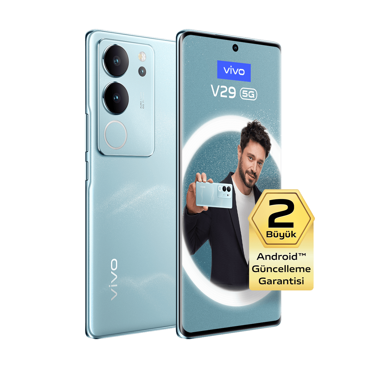 vivo V29 LİTE + TWS air Hediye Altın Işıltısı 8GB+256GB_1