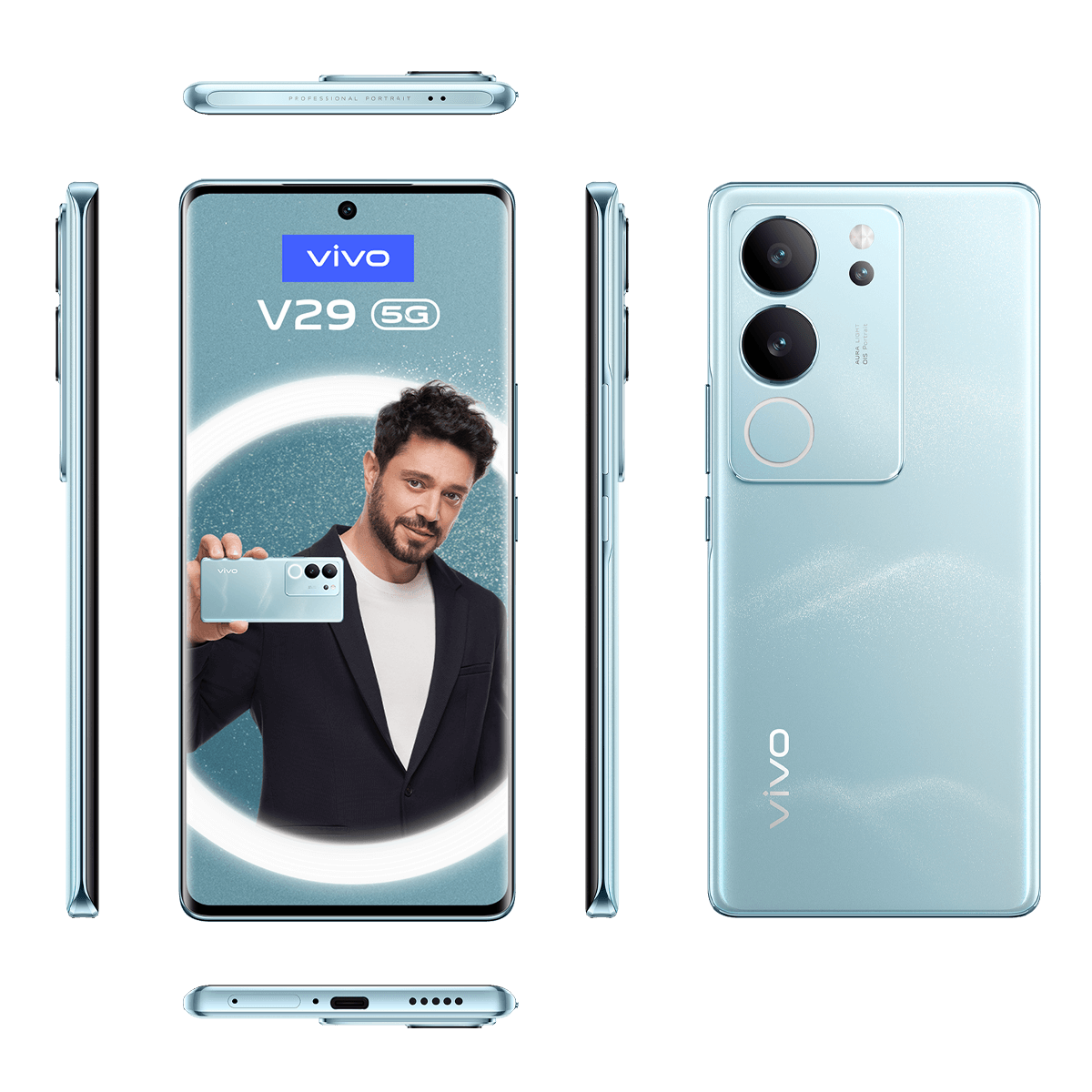 vivo V29 LİTE + TWS air Hediye Altın Işıltısı 8GB+256GB_5