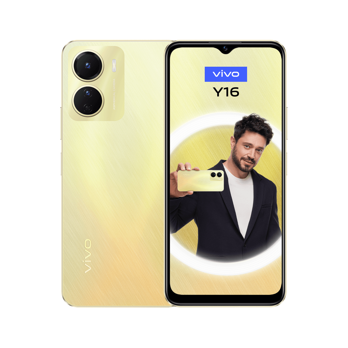 vivo Y16 Işıltılı Altın 4GB+64GB_4