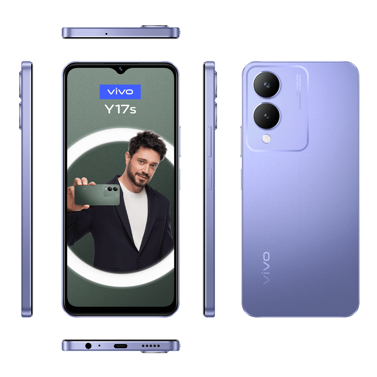 VİVO Y17s Işıltılı Mor 4GB+128GB_1