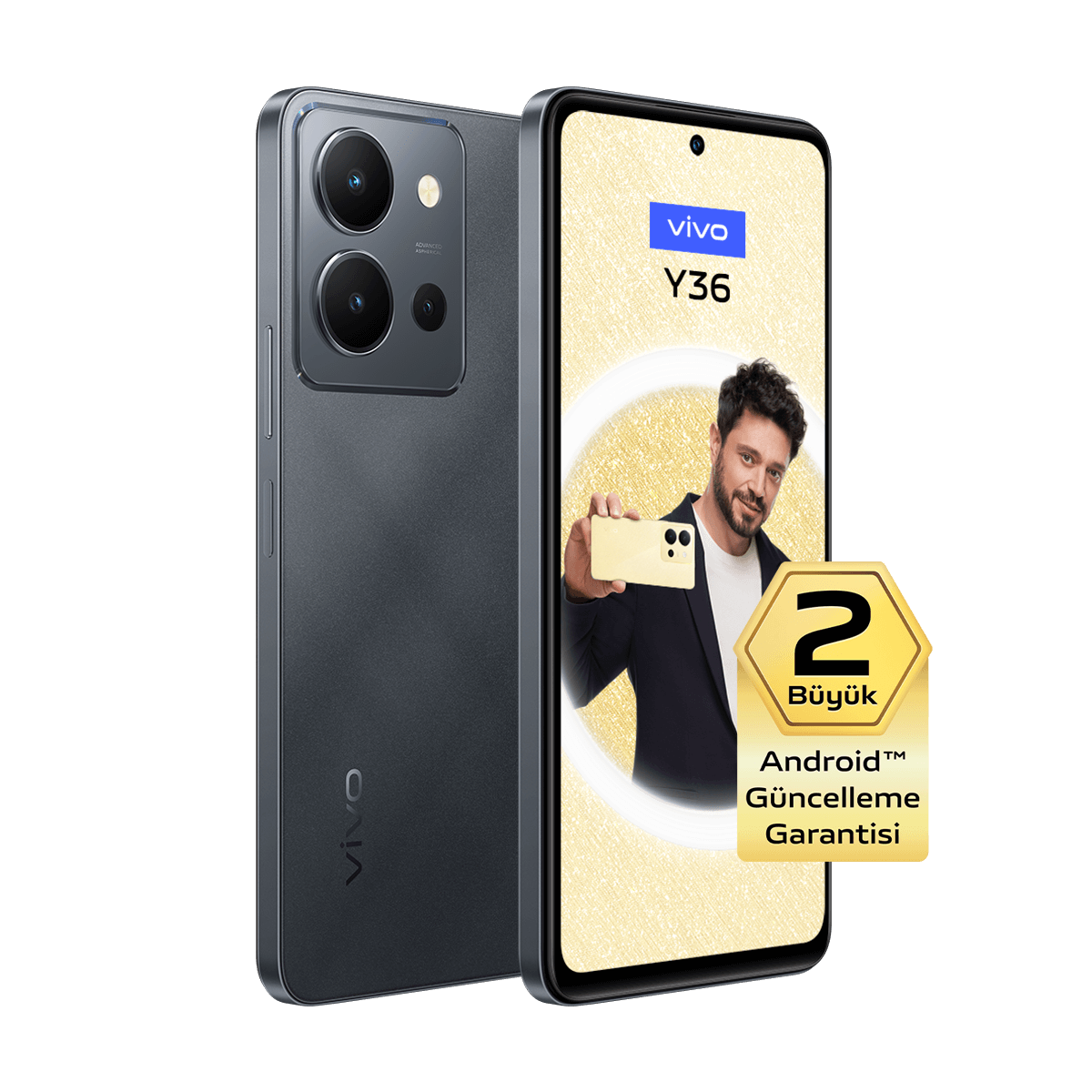 vivo Y36 Meteor Siyahı 8GB+256GB_5
