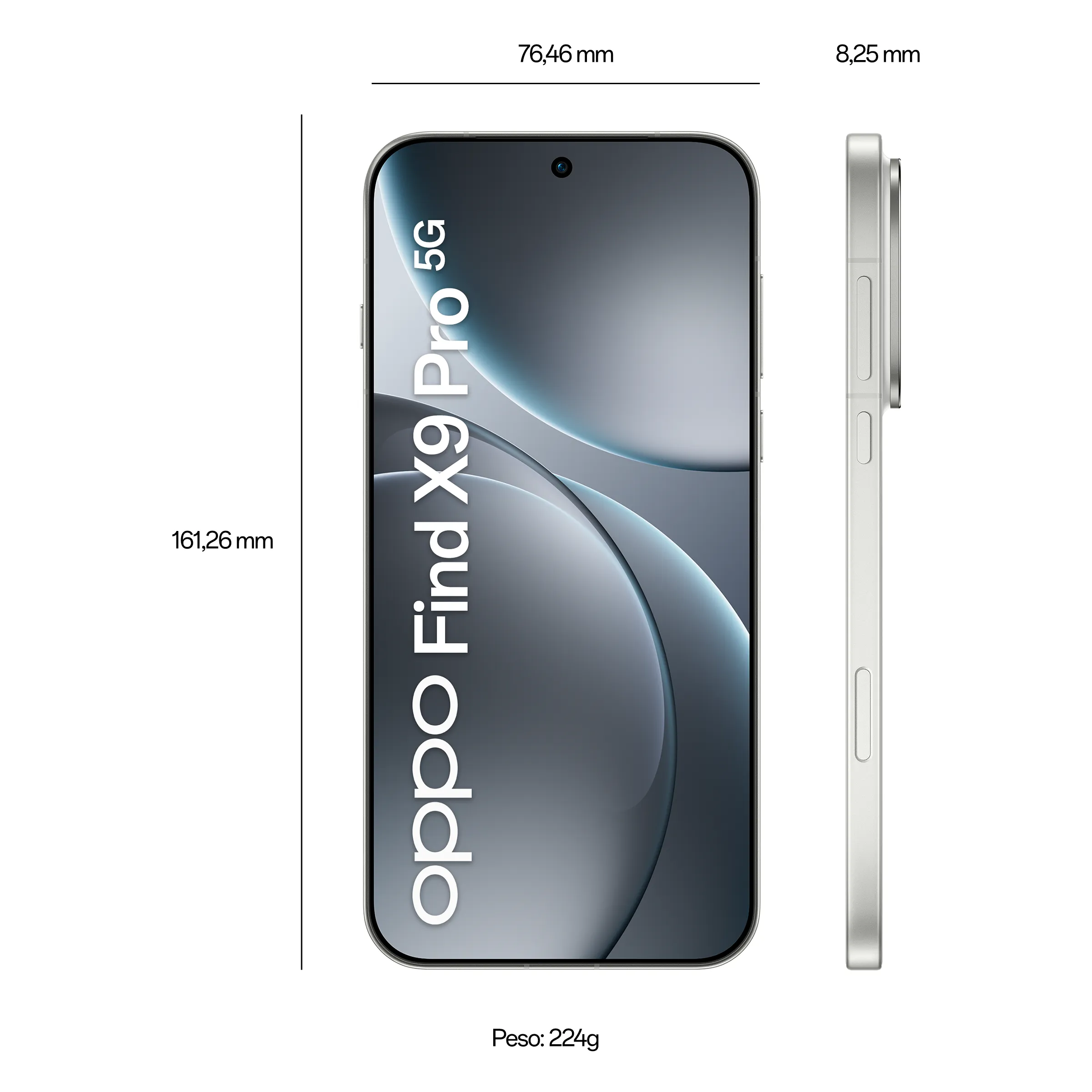 OPPO FindX9 Pro Blanco Perla 512GB+16GB_6
